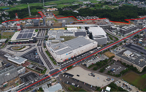 「夢」が溢れる、交通機能を生かした街へ